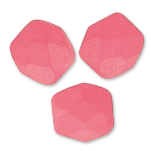 Facettes 4 mm Alabaster Saturated Fuchsia x50