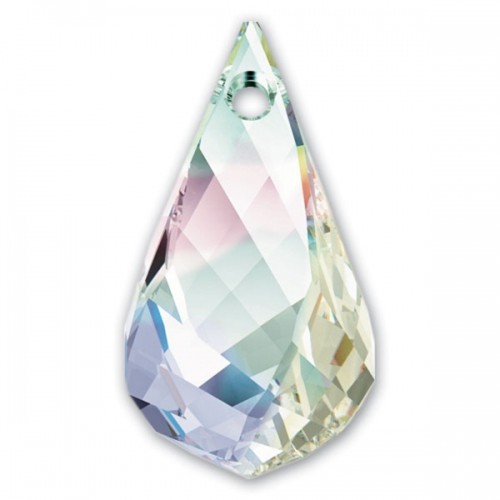 Goutte Helix Swarovski 6020 18 mm - Crystal AB x36