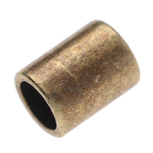 Embouts tube pour cordon 2 mm - Bronze x10