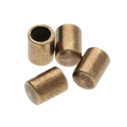 Embouts tube pour cordon 2 mm - Bronze x10