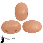 Perles en verre Samos® par Puca® 5x7 mm - Vogue Orange Peach Mat x10g|raw }}