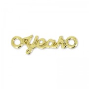 Intercalaire 2 anneaux Made by Me Yeah 20 x 5.5 mm doré|raw }}