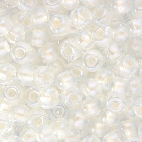 Rocaille Miyuki 6/0 4601 - Pearlized Effect White x8g
