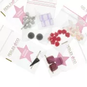 Cadeau - Mix de perles divers et variées - Couleurs et forme aléatoire x30g 