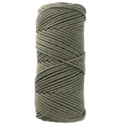 Bobine de cordon en coton pour macramé 2 mm - Kaki x100m