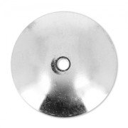 Coupelles lisses 15 mm argenté x6|raw }}