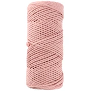 Bobine de cordon en coton pour macramé 2 mm - Nude x100m