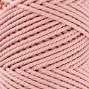 Bobine de cordon en coton pour macramé 2 mm - Nude x100m