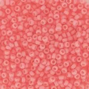 Rocaille Miyuki Duracoat 15/0 4466 - Dyed Opaque Light Carnation x8g