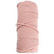 Bobine de cordon en coton pour macramé 3 mm - Nude x50m|raw }}
