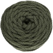 Bobine de cordon en coton pour macramé Cotton Air 5 mm - Kaki x50m