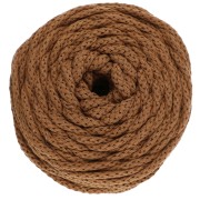 Bobine de cordon en coton pour macramé Cotton Air 5 mm - Mocca x50m