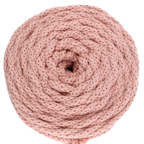 Bobine de cordon en coton pour macramé Cotton Air 5 mm - Nude x50m