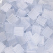 Miyuki Tila Beads 5x5x1.9 mm TL-2596 - Silk Pale Light Grey x10g|raw }}