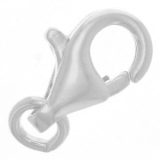 Fermoir mousqueton 9 mm avec anneau ouvert en Argent 925 x1|raw }}