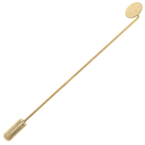 Fibule plateau 76 mm - Doré x1