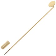 Fibule plateau 76 mm - Doré x1