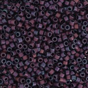 Miyuki Delica 11/0 DB0312 - Dark Raspberry Iris Metallic Mat - paquet de 100g