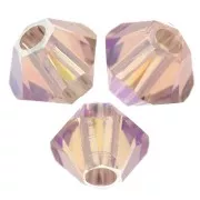 Toupies en cristal PureCrystal 5328 3 mm - Vintage Rose AB x50