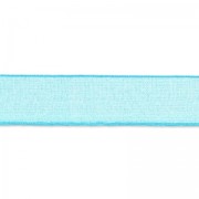 Ruban Organza 6 mm Bleu Turquoise x 1m