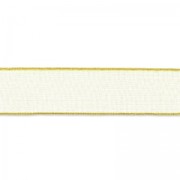 Ruban Organza 6 mm Doré x 1m