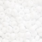 Rocaille Miyuki 6/0 402F - White Mat x8g|raw }}