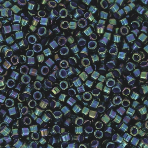 Miyuki Delica 11/0 DB0276 - Lined Emerald AB x8g