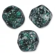 Facettes 3 mm Jet Tweedy Green x50