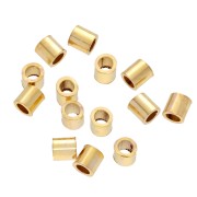 Tubes à écraser 2x2 mm - Gold Filled x50|raw }}