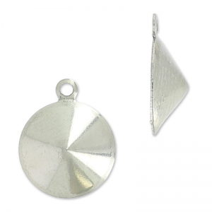 Serti pendentif à coller 1122 10 mm en Acier inox