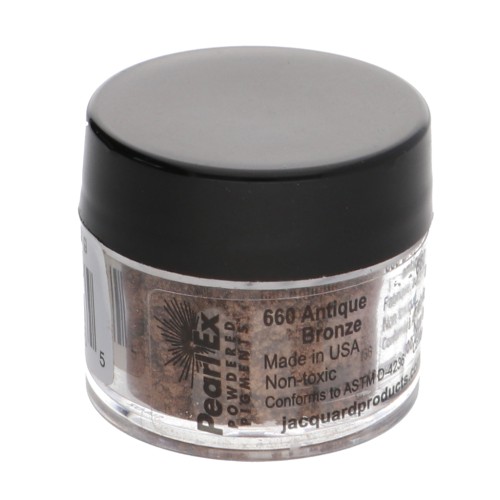 Poudre de mica Pearl Ex pour la pâte polymère - Antique Bronze n°660 x3g