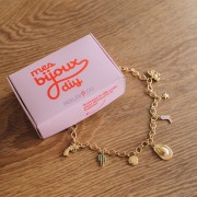 Mes bijoux DIY - Kit bijoux Collier Western en Acier Inoxydable Doré|raw }}