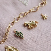 Mes bijoux DIY - Kit bijoux Collier Western en Acier Inoxydable Doré