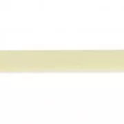 Lacet cuir reconstitué double-face 3 mm Crème x1m