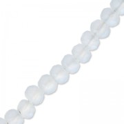 Perles rondelles facettées - rondes aplaties -3x2 mm Gris/Bleu Frosted x35cm|raw }}