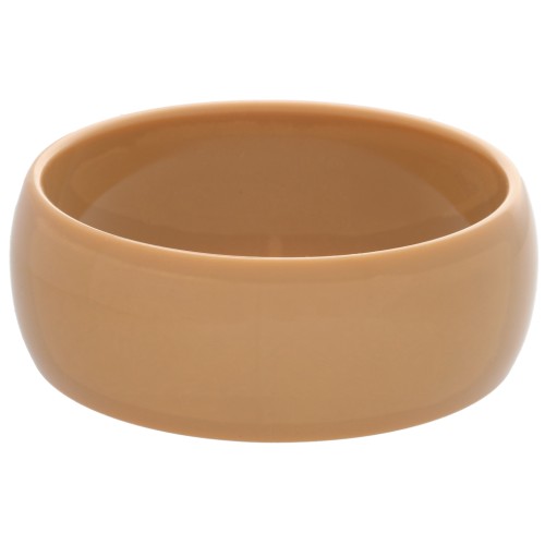 Bracelet jonc épais en résine opaque 69 mm - Camel x1