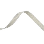 Ruban métallisé Mokuba 9 mm - Kaki fil doré x50cm