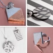 Moule pendentif adapté au béton pour bijouterie 3.9 cm rond