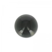 Cabochon rond  6 mm Black Onyx x1