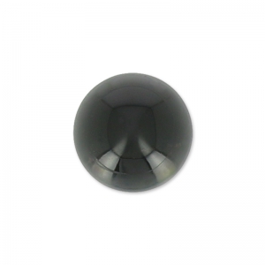 Cabochon rond 6 mm Black Onyx x1