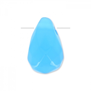 Goutte facettée 6x9 mm Blue Agate x1