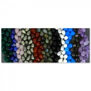 Goutte facettée 6x9 mm Howlite x1