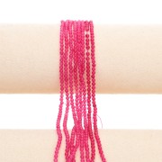 Perles rondes 2 mm en pierre gemme Agate teintée x38cm