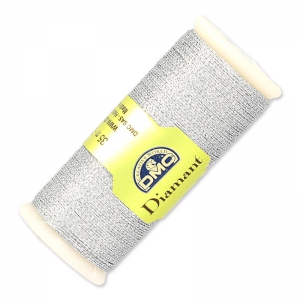 Fil à broder DMC Diamant Silver (D415) x35m