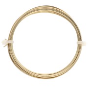 Fil de laiton carré pour bijoux 0.8 mm anti-ternissement x6m