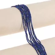 Perles rondes 2 mm en pierre gemme - Lapis Lazuli x38cm