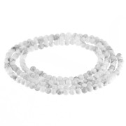 Perles rondes 2 mm pierre gemme - Howlite x38cm