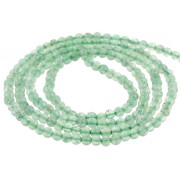 Perles rondes 2 mm en pierre gemme - Aventurine x38cm
