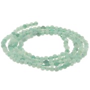 Perles  Rondes facettées 2 mm en pierre gemme  Aventurine x38cm