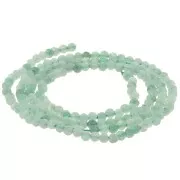 Perles  Rondes facettées 2 mm en pierre gemme  Aventurine x38cm